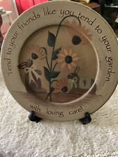 Decorative Plate-10 in with  Beautiful Saying picture