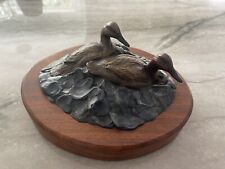 Geoffrey C. Smith two ducks bronze sculpture 1989 21/250 Limited Edition DS54 picture