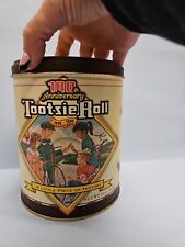 Vintage 1996 Tootsie Roll 100th Anniversary Collectible Tin Can Empty picture