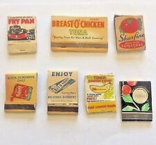 7 Vintage Advertising Matchbooks - Lot 108 picture
