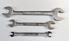 Vtg Set of 3 Craftsman USA Open End Wrench (1/4-5/16), (3/8-7/16), (19/32-11/16) picture