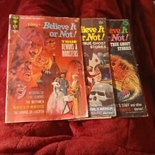 Ripley's Believe It Or Not 26 28 39 Bronze Age Horror Comic Lot Run Set Crandall picture