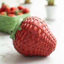 Dresden & Company WOVEN RED STRAWBERRY BASKET - NEW - 2024 Longaberger Weavers picture