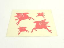 VINTAGE MOBIL PEGASUS DECAL STICKER SHEET MOBIL OIL CO. NOS PRE-OWNED  picture