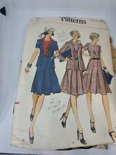 Rare Vogue Vintage 40's Dress Jacket Pattern #9078 Sz 12 Cut picture