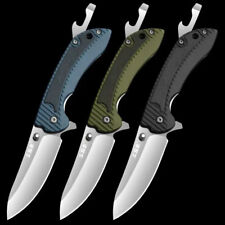 Multifunctional Folding Knife Pocket Hunting Survival Camp Tactical 12C27 Steel picture