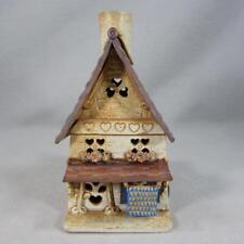 Windy Meadows Pottery Candle House 1989 Country Lane Miniature  Cottage picture
