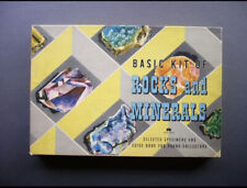BNIB Vintage 1956 Harvey House Basic Kit of Rocks & Minerals Book & 25 Minerals picture