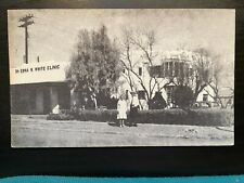 Vintage Postcard 1971 Dr. Edna White Clinic & Boyd White Church Hot Springs N.M. picture