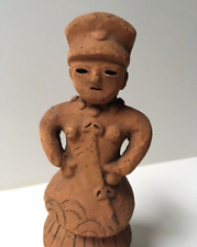 Vintage Japanese Handmade Clay Figurine Haniwa Statue Earthenware Folk Art 8