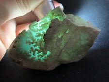 198g Genuine Myanmar Natural Jade Jadeite Raw Rough Original Stone Slabs Gems picture