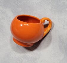 Vintage Metlox Pottery Poppy Trail Sugar Bowl/Mug Orange picture