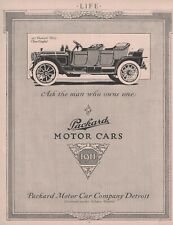 1911 Packard Thirty Close-Coupled Original ad from LIFE - Rare picture