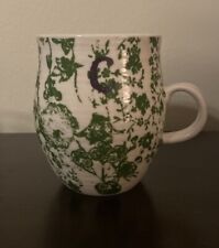 Anthropologie Homegrown Monogram Mug - Letter C - Green Flora Flower picture