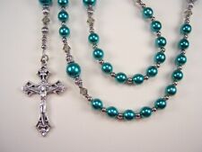 Womens Teal Rosary 19+