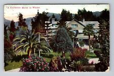 CA-California, A California Home in Winter, Antique Vintage Postcard picture