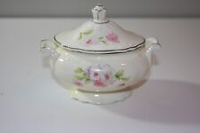 Vtg Homer Laughlin Virginia Rose Sugar Bowl w/ Lid made in USA discontinued picture