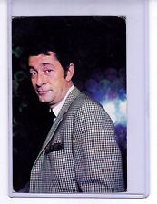 Jean Claude Pascal vintage 70s film postcard in clear plastic holder / unposted picture