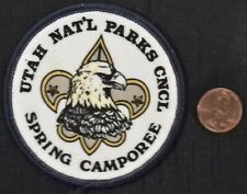 MERGED BSA UTAH NATIONAL PARKS OA 508 520 535 SPRING CAMPOREE POCKET PATCH picture