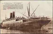 SS Rochambeau PC Transatlantic French Liner picture