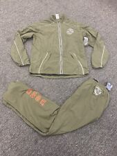 New - USMC US MARINES New Balance PT Running Suit Jacket/Pants SET Medium Long picture