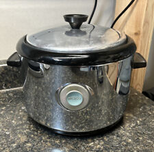 Nesco Round Roaster Oven 4210-2 Vintage Slow Cooker 1950s Cord Hi-Lo Works picture