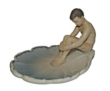Bing & Grondahl B&G Art Nouveau Nude Male on Lily Pad 
