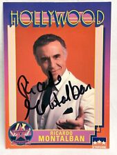 Ricardo Montalban American Actor #99 Signed Hollywood Trading Card 1991 picture