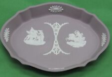 Oval Lilac Wedgewood Trinket Dish Made In England - Preowned picture