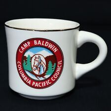 Boy Scouts VTG BSA Mug Cup, Camp Baldwin, Columbia Pacific Council, Horse - RARE picture
