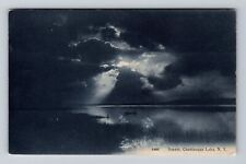 Chautauqua Lake NY-New York, Sunset over Chautauqua Lake, Vintage Postcard picture