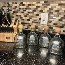 Lot of 4 Patron Silver Tequila Empty Bottles Corks 750ml picture