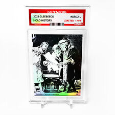 GUTENBERG TAKING AN IMPRESSION Card 2023 GleeBeeCo Holographic #G9D2-L /49 picture
