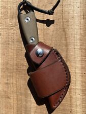 Esse Izula custom leather fixed blade knife sheath picture