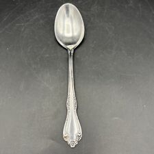 Wm A Rogers Oneida Mansfield Deluxe Stainless Flatware Soup Spoon picture