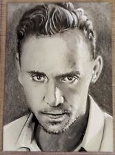 2016 PSC Sketch Card Tom Hiddleston As Hank Williams By Rob Parkinson 1/1 picture