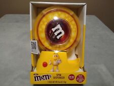 M&M Candy Dispenser⭐ Candy Dispenser Yellow⭐Push Button To Spin Novelty Toys NEW picture