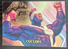 1994 Fleer Marvel Masterpieces Cyclops Power Blast #4 of 9 Insert Chase Card picture