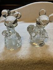Lenox - Mickey and Minnie - Lead Crystal - Salt and Pepper picture