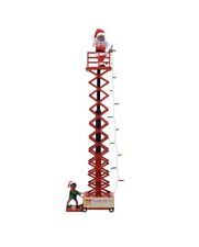 New Mr Christmas Musical Animated Musical Santas Scissor Lift 90th Anniversary  picture