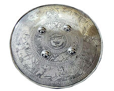 Medieval Etched Sun King Sign Animal Hunt shield Fantasy Larp cosplay shield picture