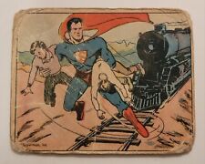 1940 SUPERMAN GUM CARD #3 From The Jaws Of Death Vintage Gum, Inc. Scarce 1.5 FR picture