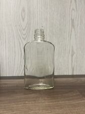 Vintage Clear Glass Half Pint Liquor Bottle  picture