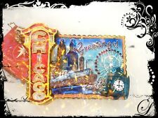 Authentic Christopher Radko CHICAGO Greetings Postcard Blown Glass Ornament NEW picture