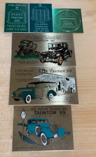 (6) Very Rare 1982-1989 S.S.A.A.C Trading Bee Swap & Auto Show Dash Plaque Lot picture