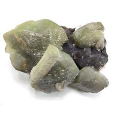 Natural Cabinet Size Aesthetic Fluorite Crystal With Dogtooth Calcite, 7kg picture