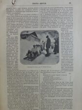 1903 1916 Ski Bobsleigh Sledge 6 Newspapers Antique picture