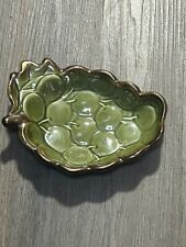 Vintage  Ashtray Candy Bowl shaped as a Grape Vine  by Susie Coelho Green picture
