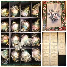 Lena Liu Hummingbird Heirloom Porcelain Ornaments Set Of 16 Bradford Editions picture