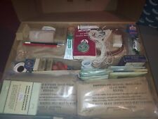 Vintage WW2  New York Civil Defense Medical Field Kit With Original Box picture